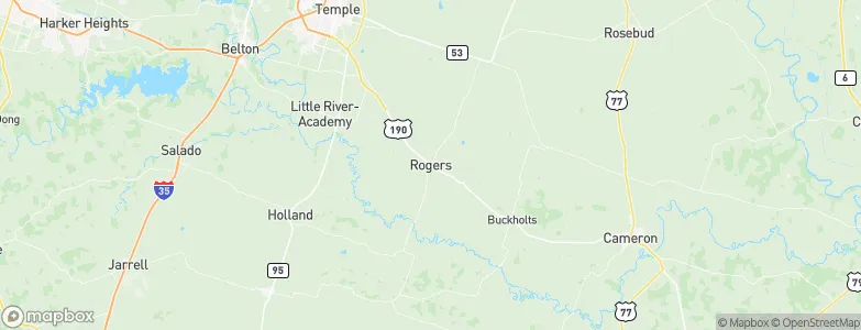 Rogers, United States Map
