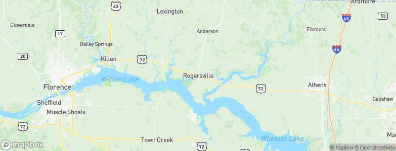 Rogersville, United States Map