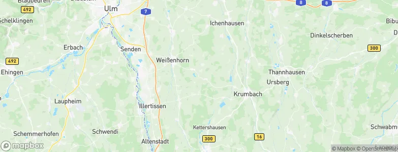 Roggenburg, Germany Map