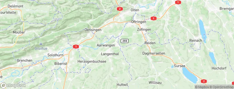 Roggwil, Switzerland Map