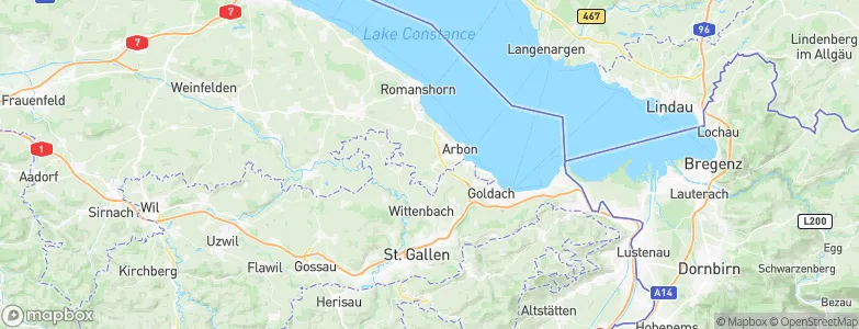 Roggwil (TG), Switzerland Map