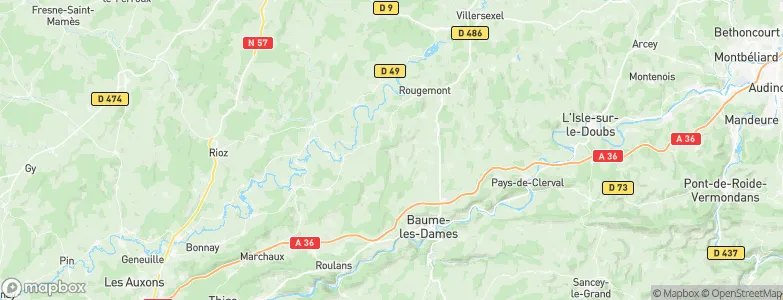 Rognon, France Map