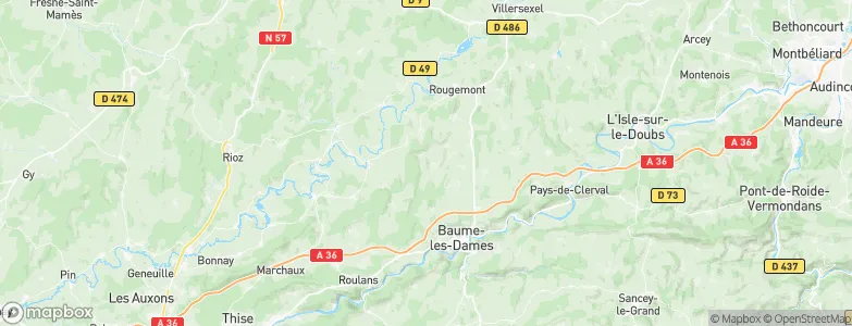 Rognon, France Map