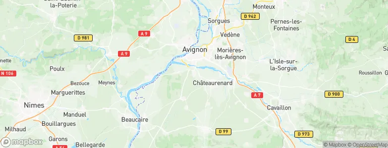 Rognonas, France Map