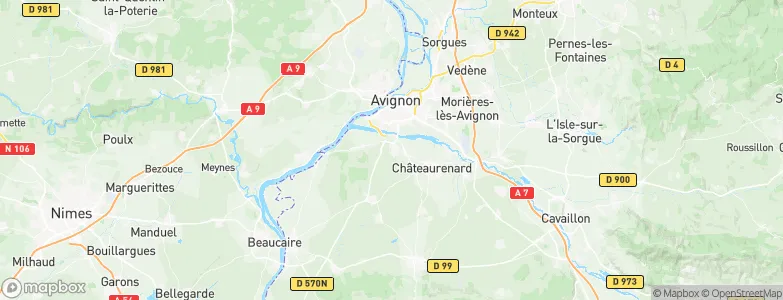 Rognonas, France Map