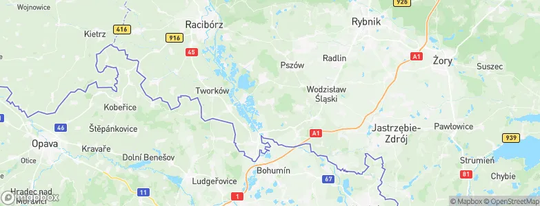 Rogów, Poland Map