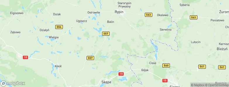 Rogowo, Poland Map