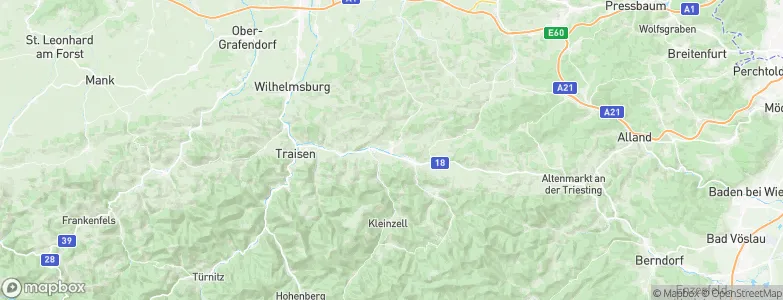 Rohrbach an der Gölsen, Austria Map