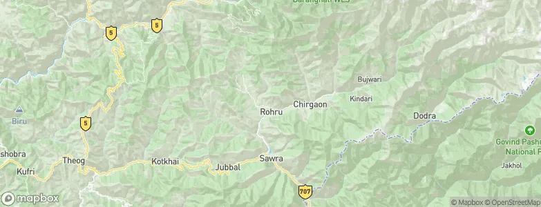 Rohru, India Map