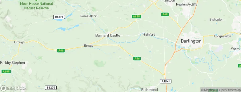 Rokeby, United Kingdom Map