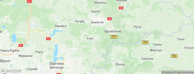 Rokitno Szlacheckie, Poland Map