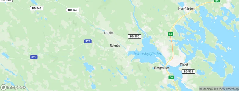 Roknäs, Sweden Map