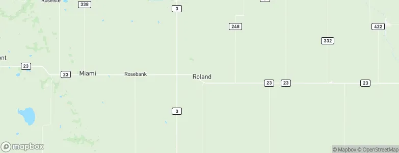 Roland, Canada Map
