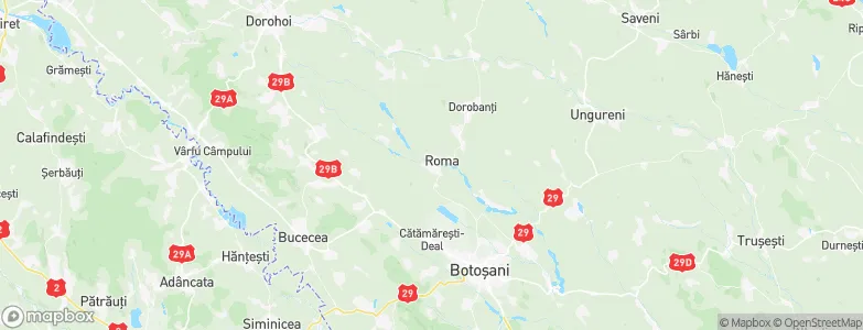 Roma, Romania Map