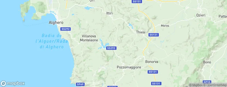 Romana, Italy Map
