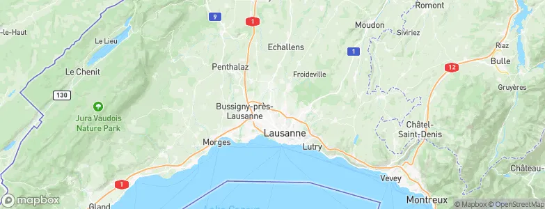 Romanel-sur-Lausanne, Switzerland Map