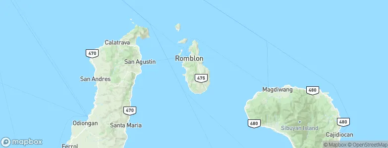 Romblon, Philippines Map