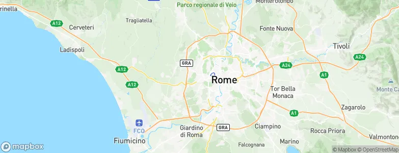 Rome, Italy Map