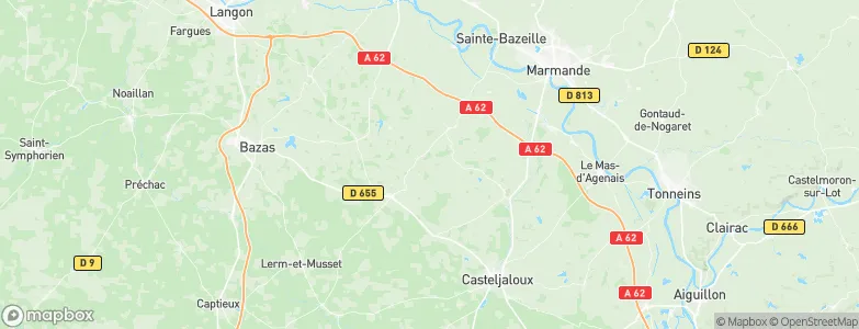Romestaing, France Map