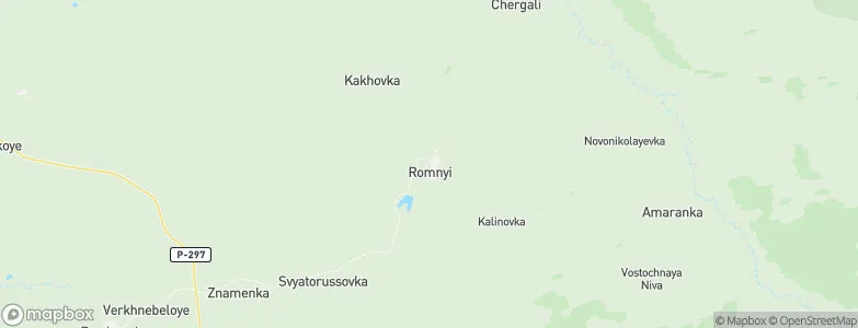 Romny, Russia Map
