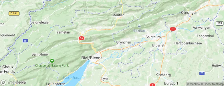 Romont, Switzerland Map