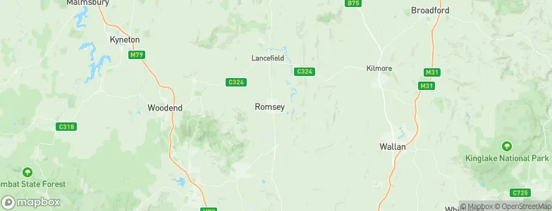 Romsey, Australia Map