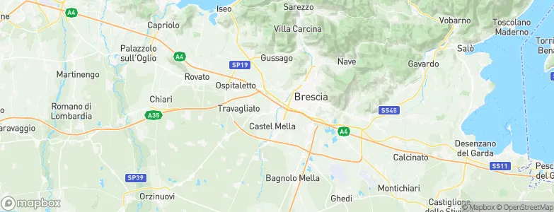 Roncadelle, Italy Map
