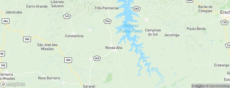 Ronda Alta, Brazil Map