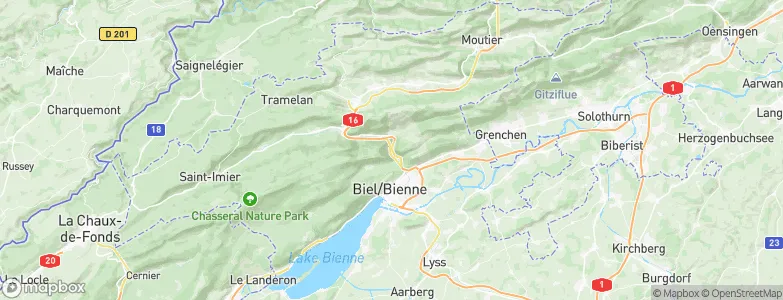 Rondchâtel, Switzerland Map