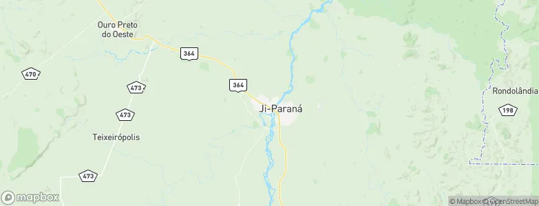 Rondônia, Brazil Map