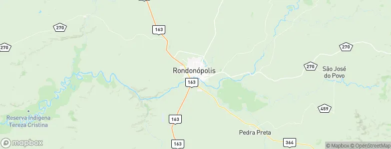 Rondonópolis, Brazil Map