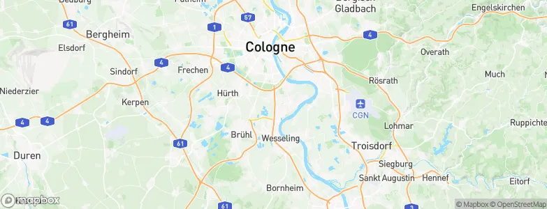 Rondorf, Germany Map