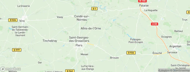 Ronfeugerai, France Map