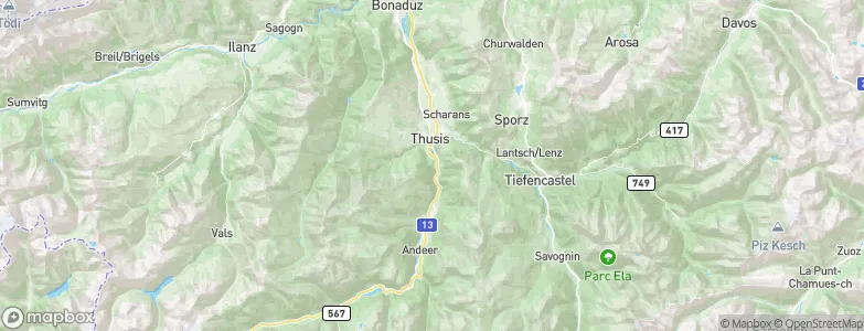 Rongellen, Switzerland Map
