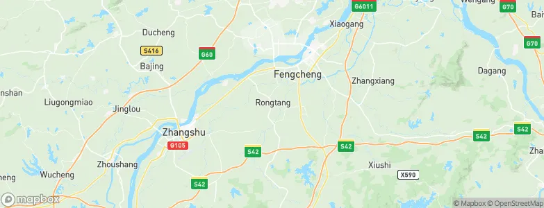 Rongtang, China Map