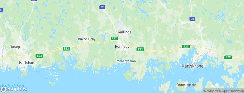 Ronneby, Sweden Map