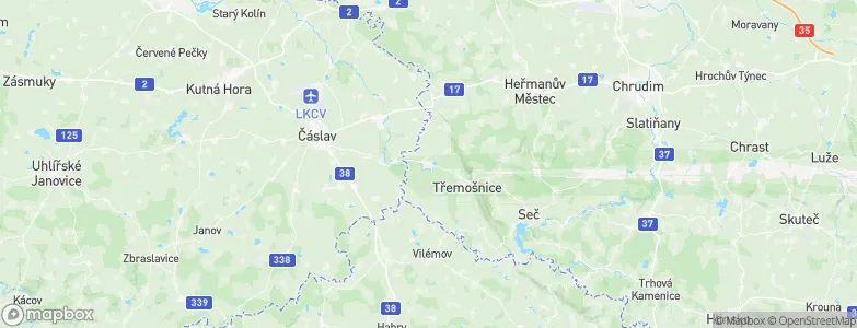 Ronov nad Doubravou, Czechia Map