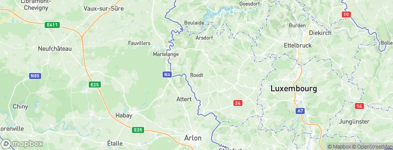 Roodt, Luxembourg Map