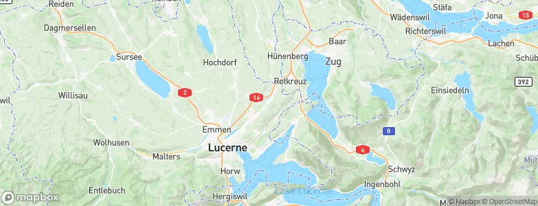 Root, Switzerland Map