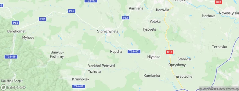 Ropcha, Ukraine Map