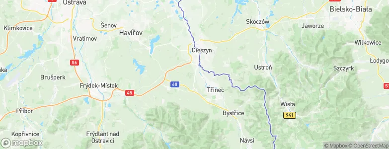 Ropice, Czechia Map