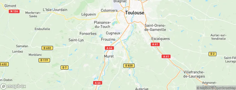 Roquettes, France Map