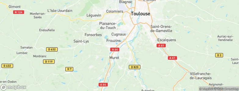 Roquettes, France Map