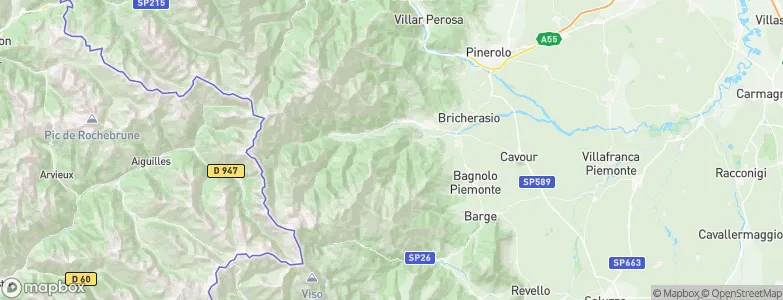 Rorà, Italy Map