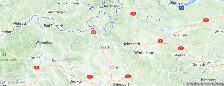 Rorbas, Switzerland Map