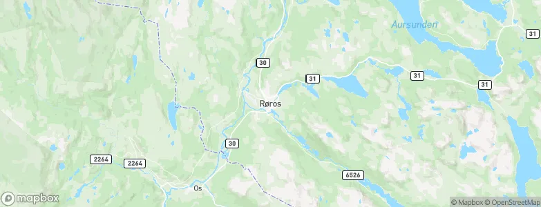 Røros, Norway Map