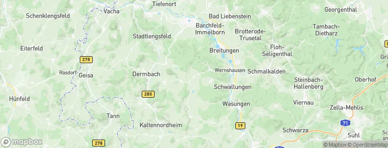 Rosa, Germany Map