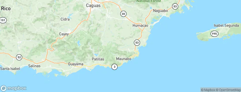 Rosa Sanchez, Puerto Rico Map