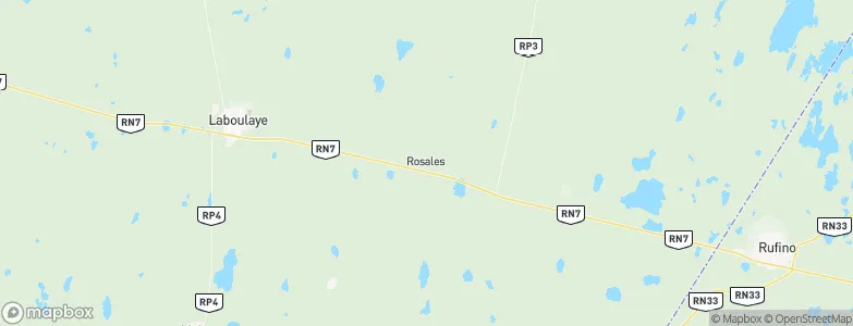 Rosales, Argentina Map