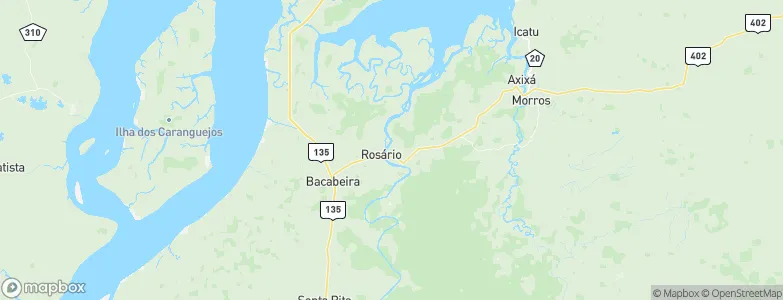 Rosário, Brazil Map